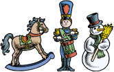 Whimsical; Woodcut style vector illustrations with flat color